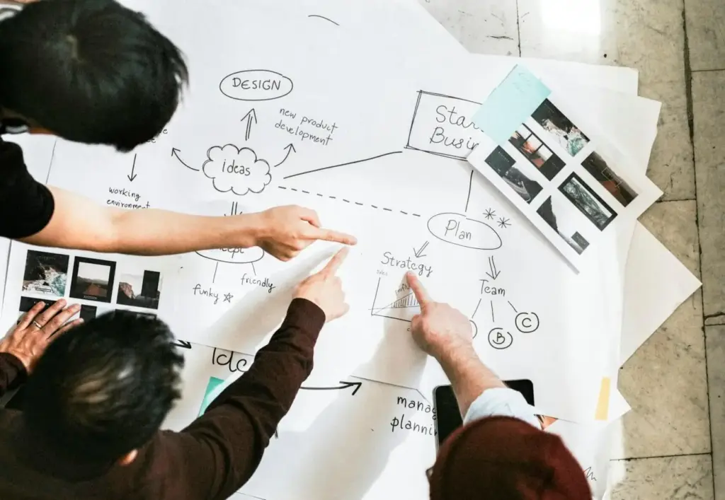 Startup team working on a project 1